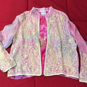 Vintage 70s Tie-dye Cardigan